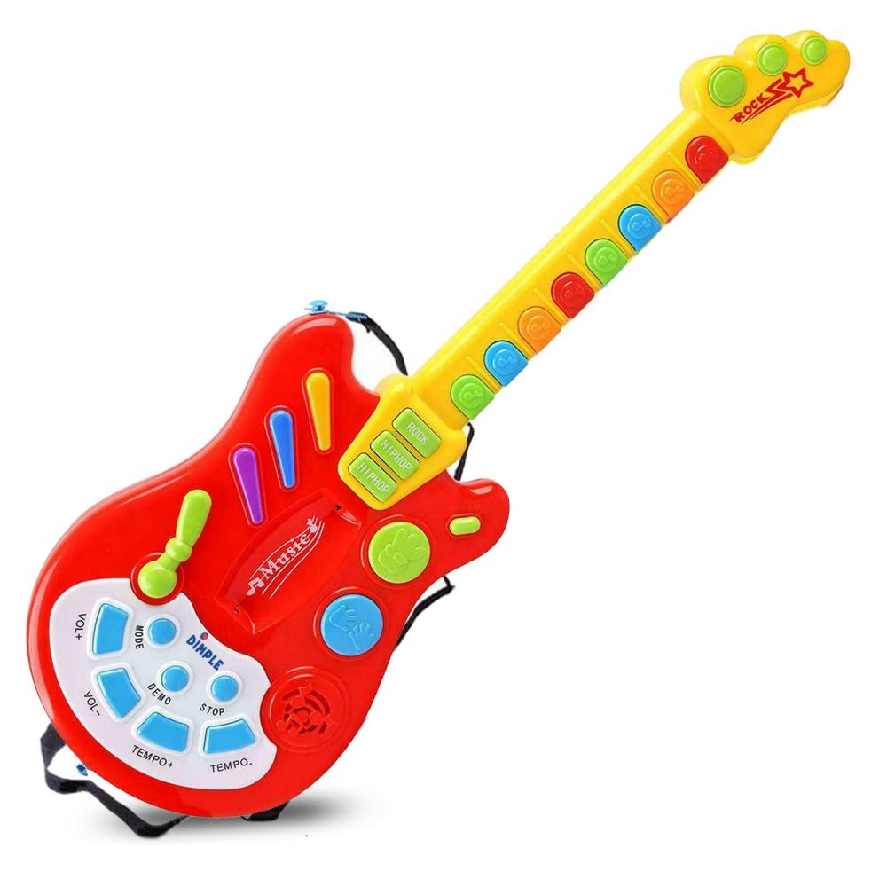 Red toy deals guitar